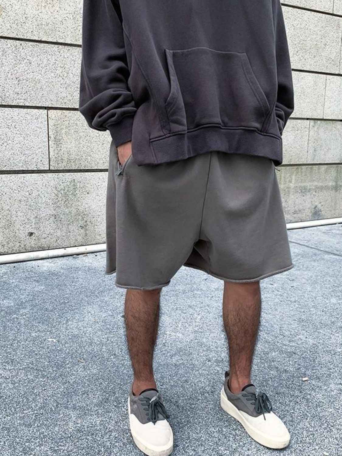 Men's Plus Size Elastic Waist Shorts - Damned Threads