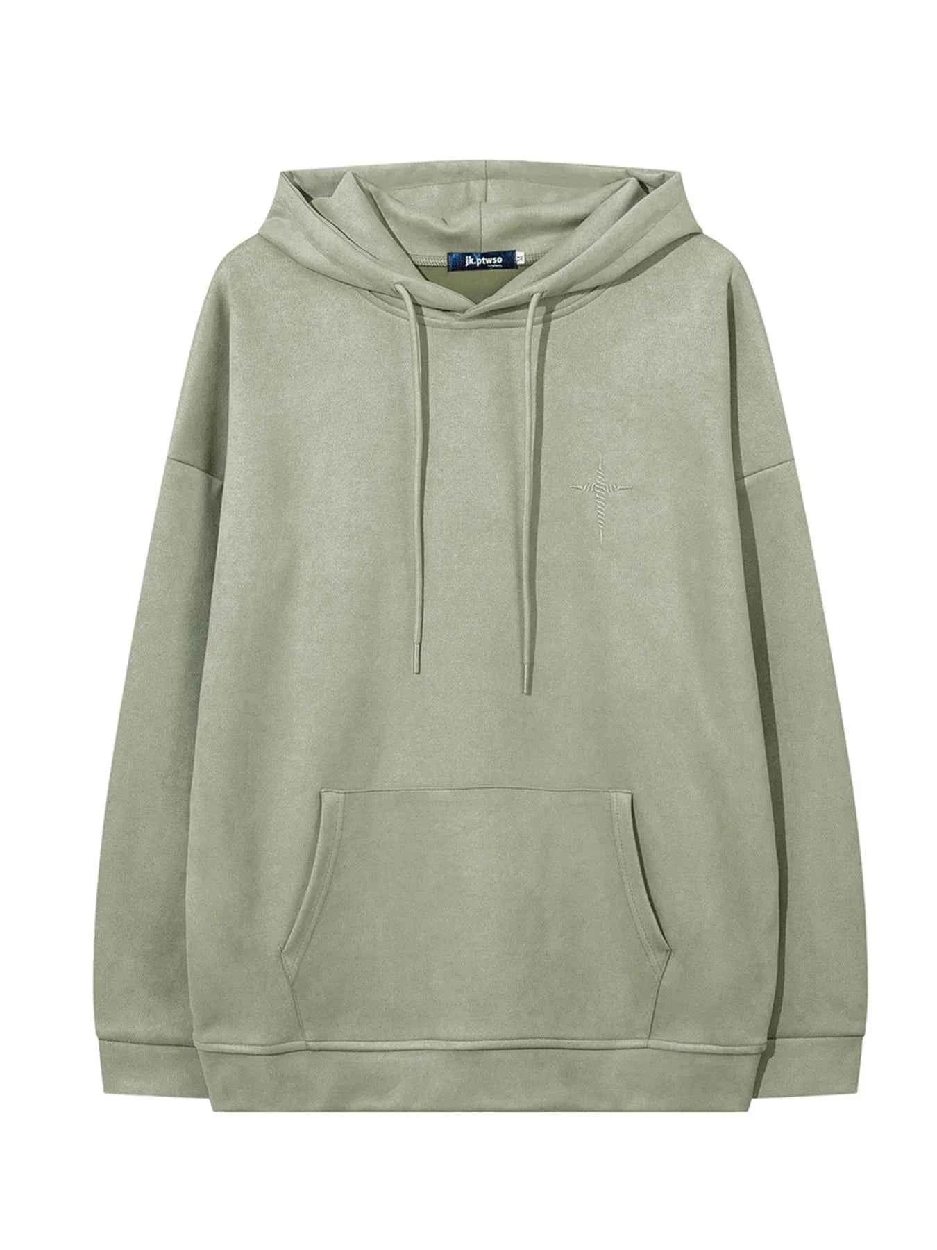 Men's Drawstring Oversized Vintage Hoodie