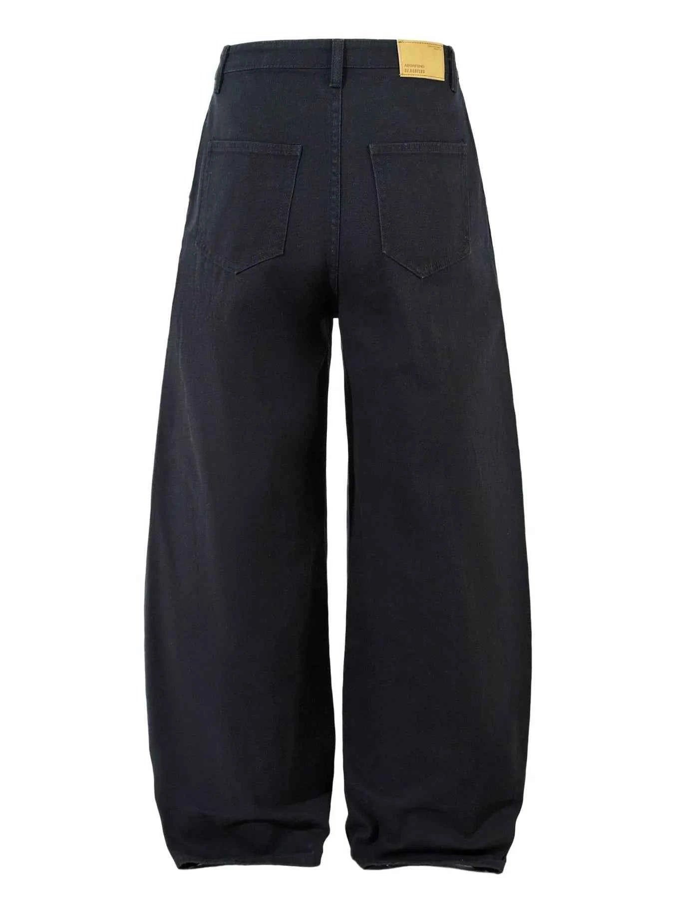 Men's High-Waist Wide Leg Balloon Jeans