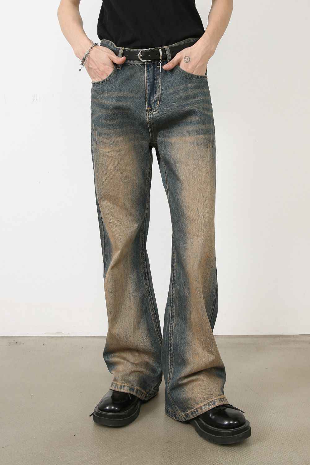 Men's Bootcut Jeans with Pockets - Damned Threads