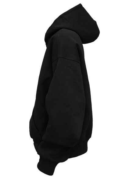 Men's Drop Shoulder Long Sleeve Hoodie with Pocket - Damned Threads