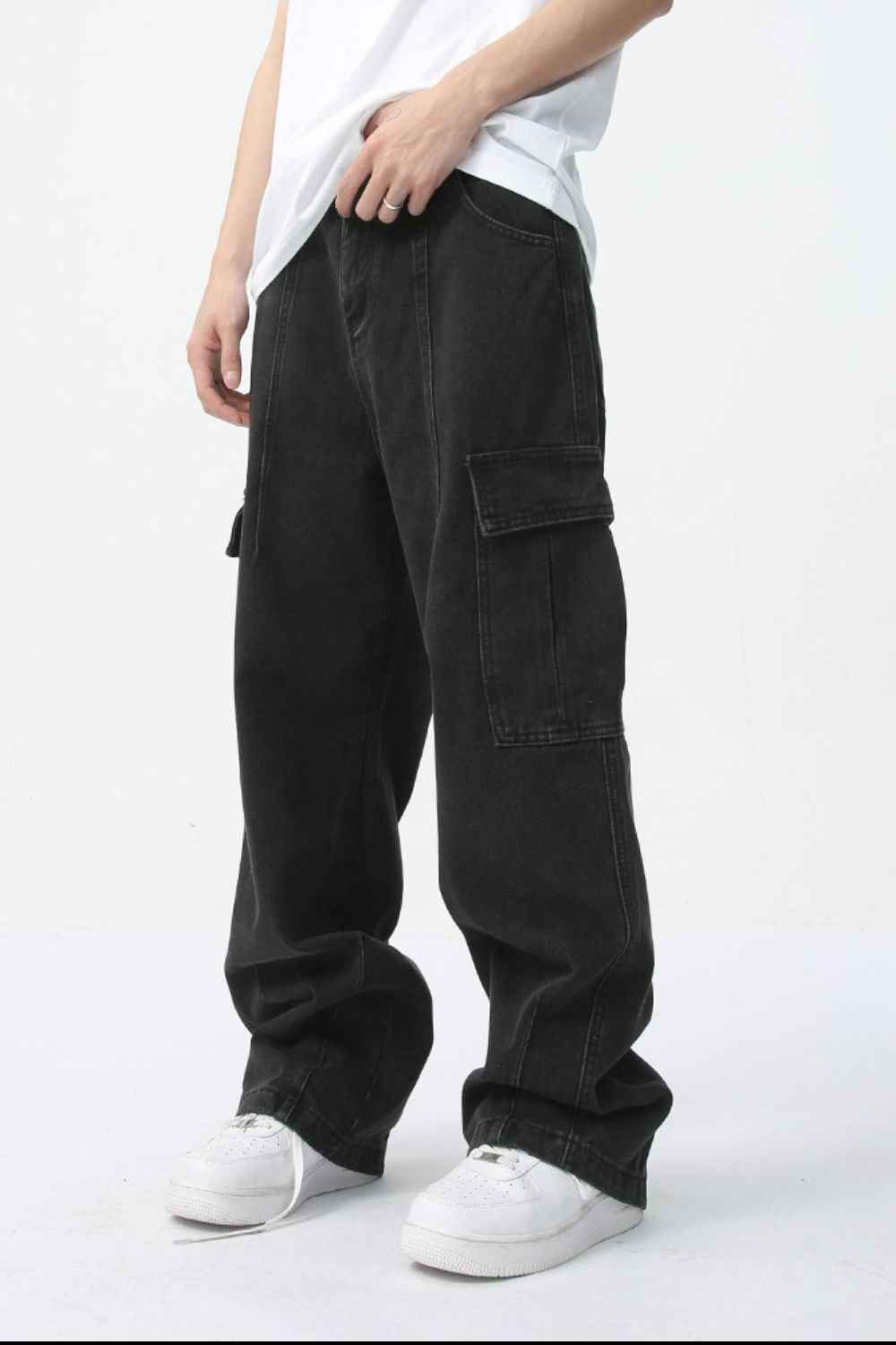 Men's Straight Cargo Jeans - Damned Threads