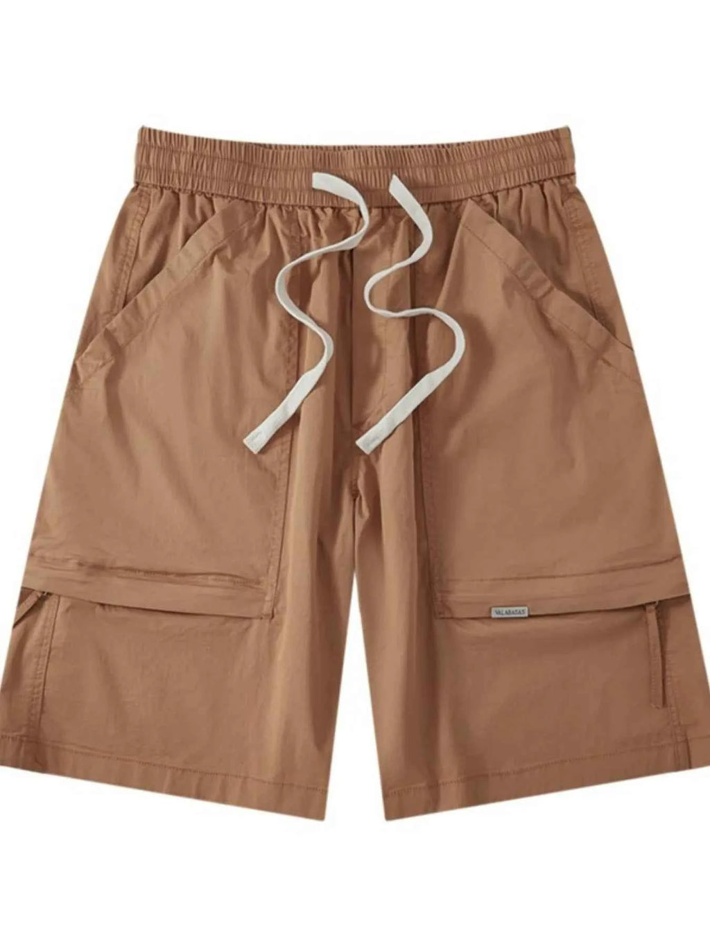 Men's Plus Size Casual Cargo Drawstring Shorts