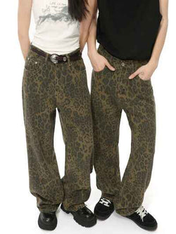 Leopard Jeans with Pockets - Damned Threads