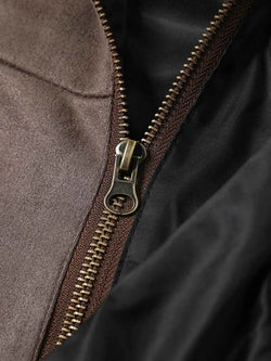 Men's Long Sleeve Hooded Zip-Up Jacket