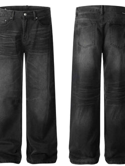 Men's Vintage Wide-Leg Baggy Jeans