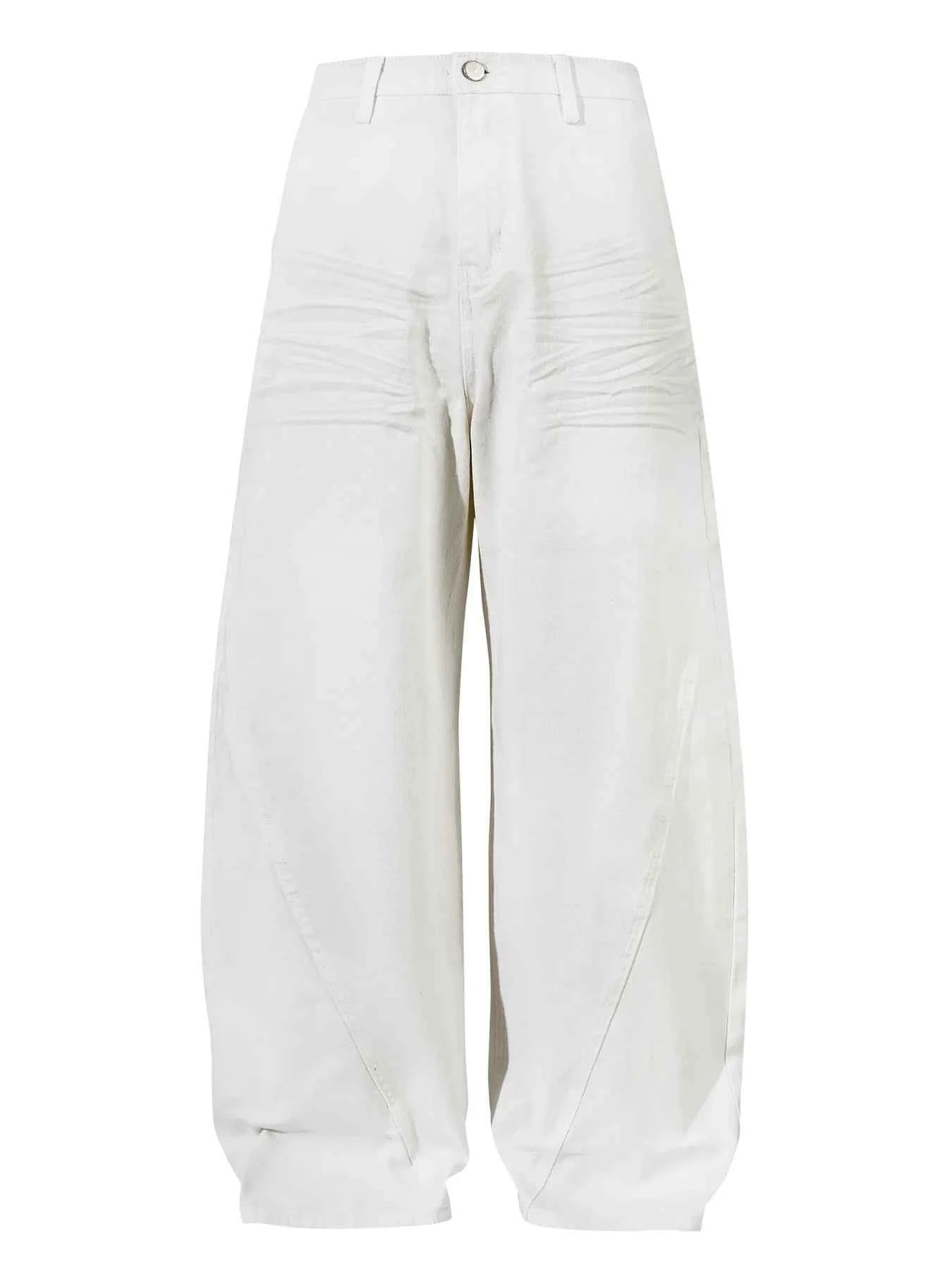 Men's High-Waist Wide Leg Balloon Jeans