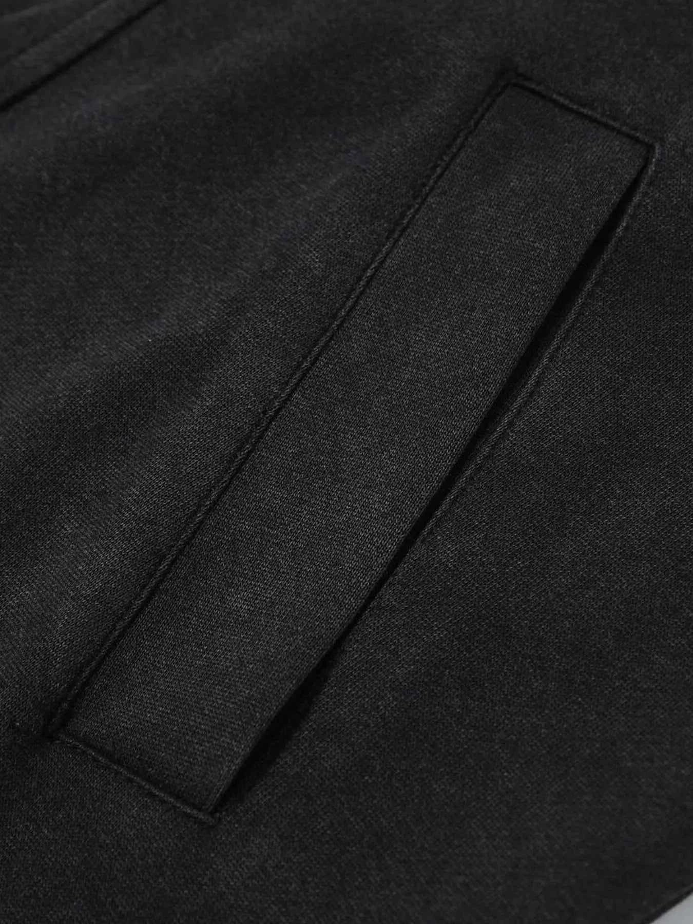 Men's Solid Color Zip Up Hoodie