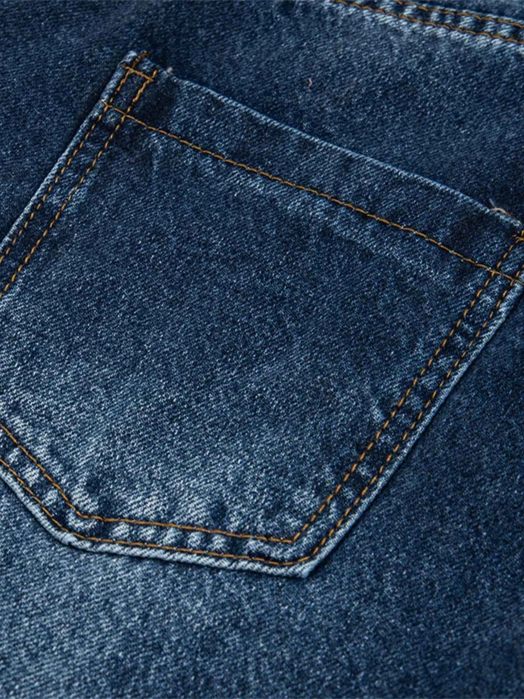 Men's Wide Leg Vintage Wash Jeans