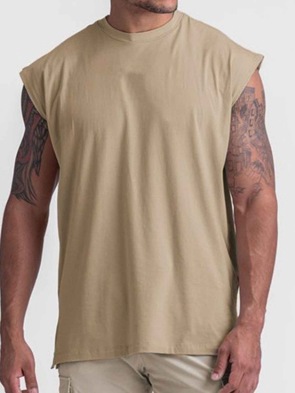 Men's Wide Shoulder Gym Tank - Damned Threads