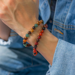Double Layer Beaded Bracelet - Damned Threads