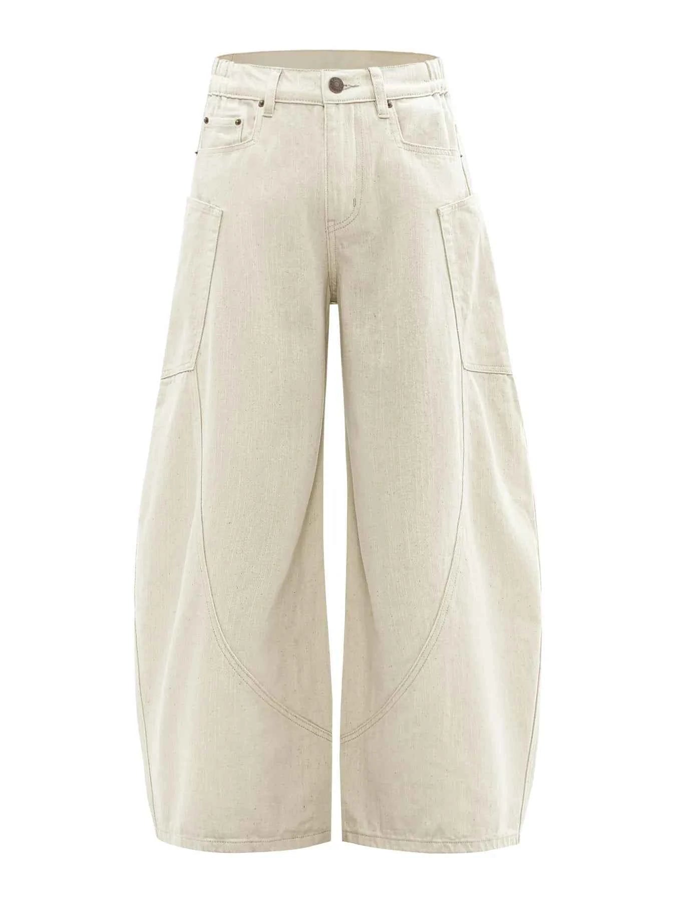 Men's Multi Pocket Curved Jeans