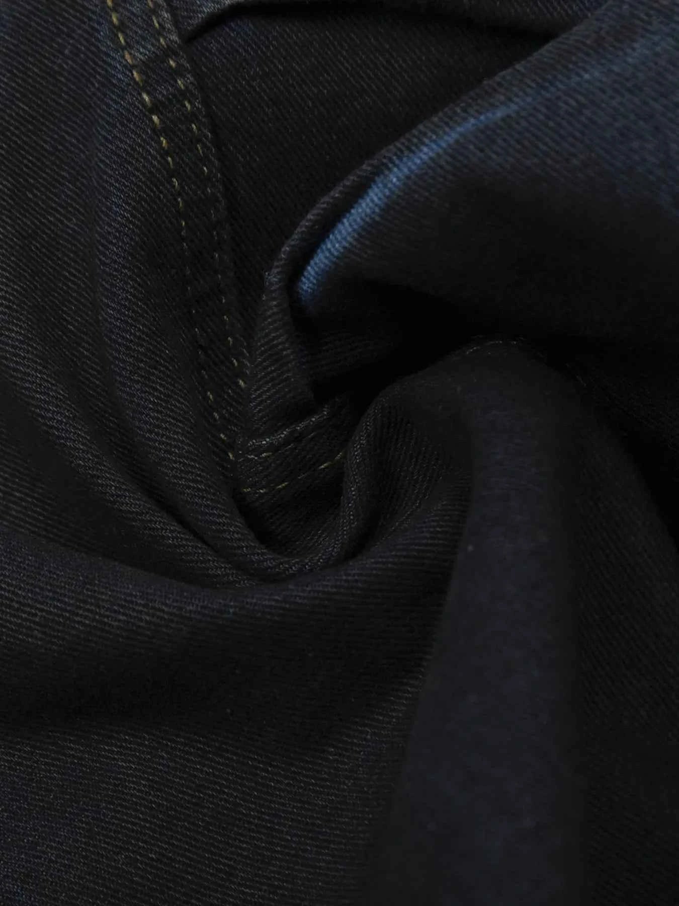 Men's Gradient Curved Jeans with Seam Detail