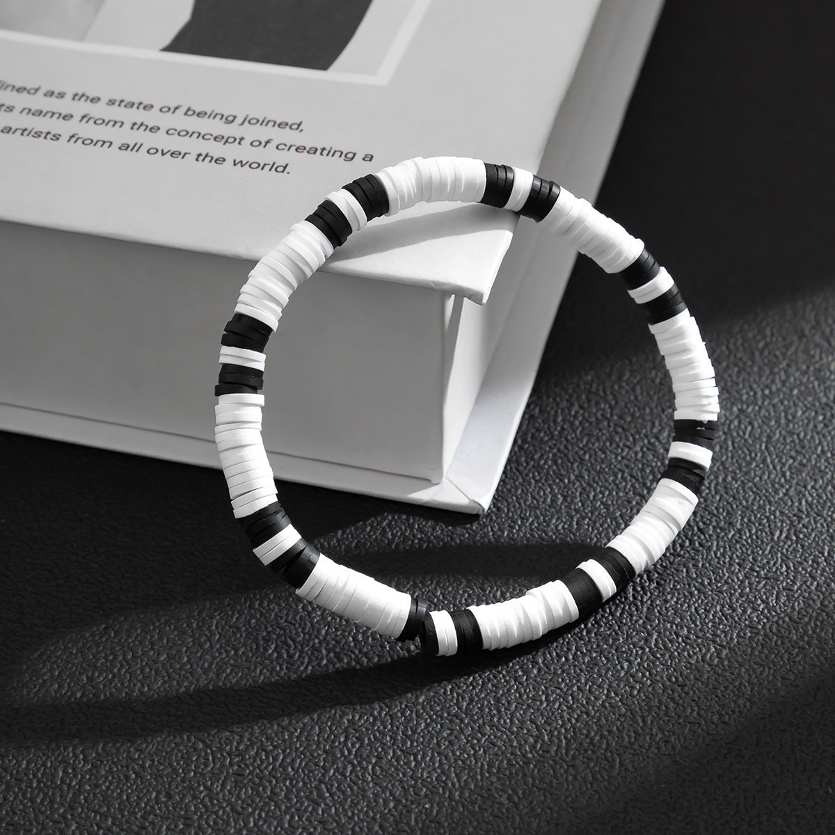 Bohemian Style Black & White Bracelet - Damned Threads