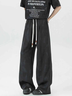Men's Wide Leg Drawstring Pants